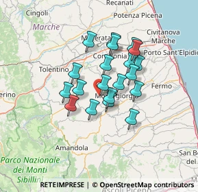 Mappa Via San Giorgio, 63835 Montappone FM, Italia (10.393)