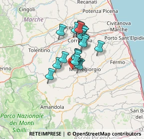 Mappa Via San Giorgio, 63835 Montappone FM, Italia (9.581)