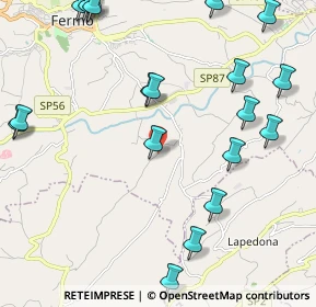 Mappa Strada S. Michele Cancello, 63900 Fermo FM, Italia (2.922)