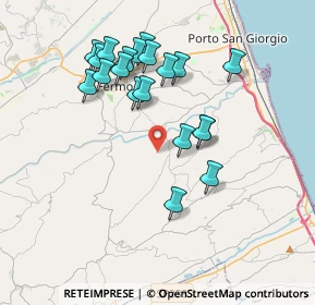 Mappa Strada S. Michele Cancello, 63900 Fermo FM, Italia (3.697)