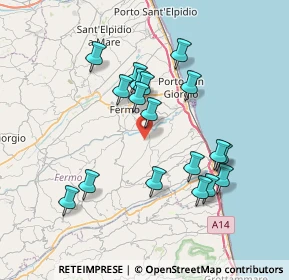 Mappa Strada S. Michele Cancello, 63900 Fermo FM, Italia (7.22278)