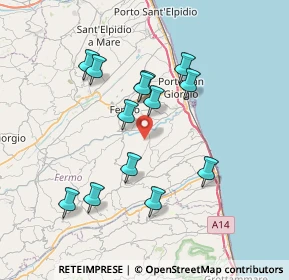 Mappa Strada S. Michele Cancello, 63900 Fermo FM, Italia (6.97846)
