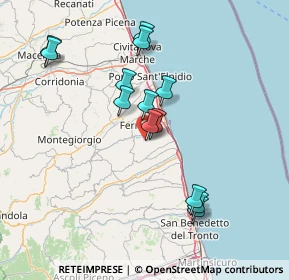 Mappa Strada S. Michele Cancello, 63900 Fermo FM, Italia (14.39846)