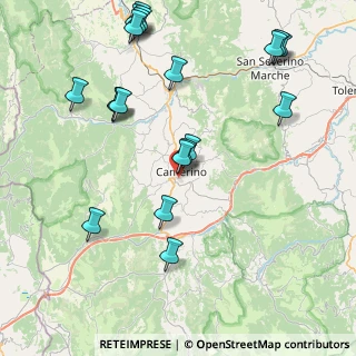 Mappa Via Conti di Statte, 62032 Camerino MC, Italia (10.116)