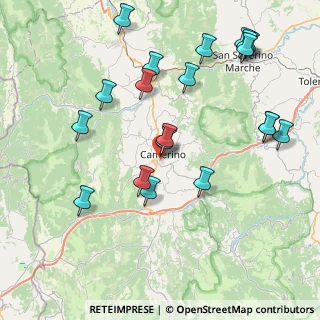 Mappa Via Conti di Statte, 62032 Camerino MC, Italia (9.46)