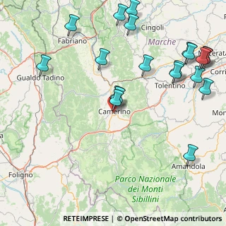 Mappa Via Conti di Statte, 62032 Camerino MC, Italia (21.9645)