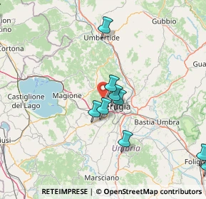 Mappa Via del Larice, 06131 Perugia PG, Italia (20.32636)