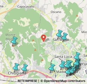 Mappa Via del Larice, 06131 Perugia PG, Italia (3.4485)