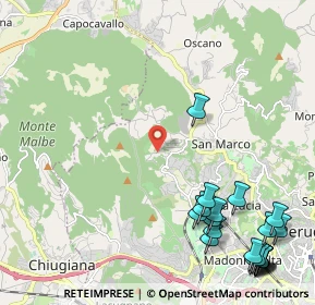 Mappa Via del Larice, 06131 Perugia PG, Italia (3.184)