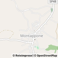 Hartă Montappone