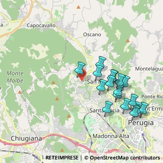 Mappa Viale dei Castagni, 06131 Perugia PG, Italia (2.10529)