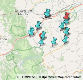 Mappa Via San Marco, 62020 Camporotondo di Fiastrone MC, Italia (7.24526)
