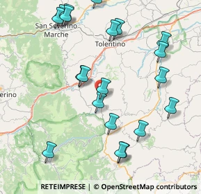 Mappa Via San Marco, 62020 Camporotondo di Fiastrone MC, Italia (9.5035)