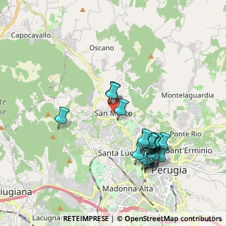 Mappa Via dell'Acquario, 06131 Perugia PG, Italia (2.05)