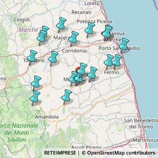 Mappa Piazza Giacomo Matteotti, 63833 Montegiorgio FM, Italia (15.4855)