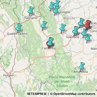 Mappa Viale Seneca, 62032 Camerino MC, Italia (21.799)