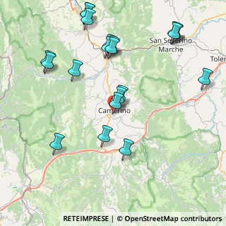 Mappa Viale Seneca, 62032 Camerino MC, Italia (9.7365)