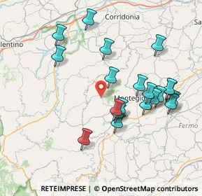 Mappa Piazzale Giacomo Matteotti, 63835 Montappone FM, Italia (7.884)