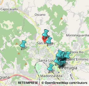 Mappa Via Van Marle Raimondo, 06131 Perugia PG, Italia (2.0825)