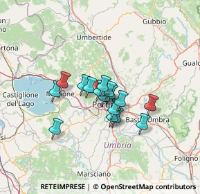 Mappa Via Van Marle Raimondo, 06131 Perugia PG, Italia (8.935)