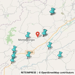 Mappa Contrada Montemilone, 63833 Montegiorgio FM, Italia (5.27273)
