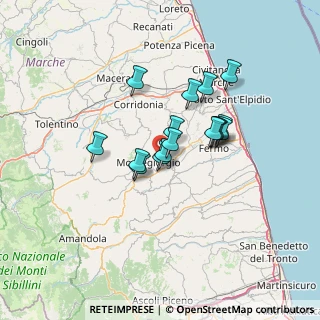 Mappa Contrada Montemilone, 63833 Montegiorgio FM, Italia (10.32813)