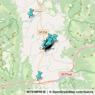 Mappa Via del Bastione, 62032 Camerino MC, Italia (1.145)