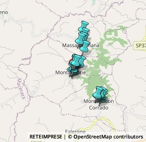 Mappa Via Borgo XX Settembre, 63835 Montappone FM, Italia (1.0865)