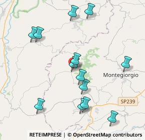 Mappa Via Borgo XX Settembre, 63835 Montappone FM, Italia (4.35462)