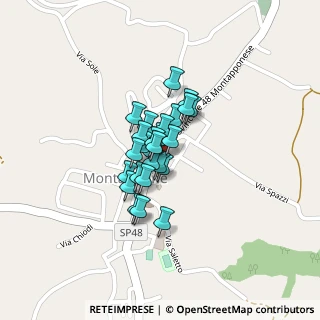 Mappa Via Borgo XX Settembre, 63835 Montappone FM, Italia (0.11154)