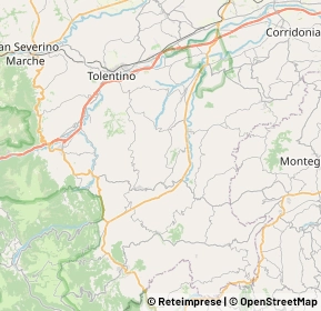 Mappa 62020 Ripe San Ginesio MC, Italia (7.6425)