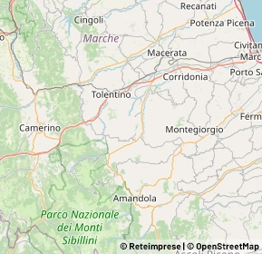 Mappa 62020 Ripe San Ginesio MC, Italia (19.58353)