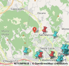 Mappa Via del Ginepro, 06131 Perugia PG, Italia (3.7795)