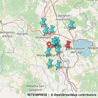 Mappa Via San Bono snc, 53045 Montepulciano SI, Italia (10.34)