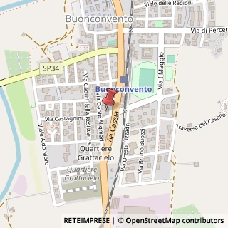 Mappa Via Vittorio Tassi, 28 bis, 53022 Buonconvento, Siena (Toscana)