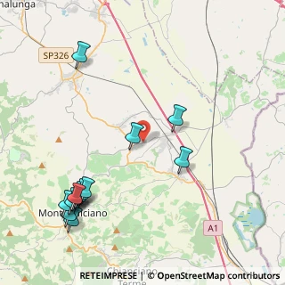 Mappa PRESSO VILLA SVETONI, 53045 Montepulciano SI, Italia (5.36308)