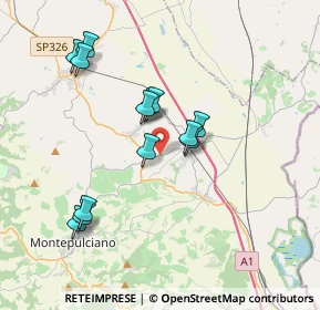 Mappa PRESSO VILLA SVETONI, 53045 Montepulciano SI, Italia (3.52231)