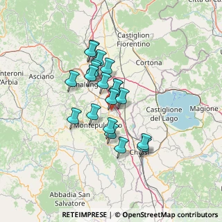 Mappa PRESSO VILLA SVETONI, 53045 Montepulciano SI, Italia (10.797)