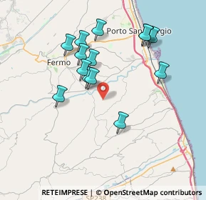 Mappa CONTRADA CAMERA DI FERMO, 63900 Fermo FM, Italia (3.64571)