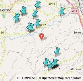 Mappa CONTRADA CAMERA DI FERMO, 63900 Fermo FM, Italia (2.549)
