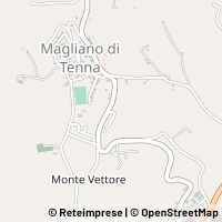 Hartă Magliano di Tenna