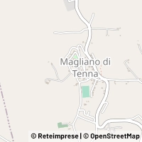 Hartă Magliano di Tenna