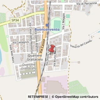 Mappa Via Oreste Lizzadri, 17, 53022 Buonconvento, Siena (Toscana)