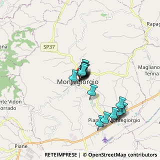 Mappa Via S. Martino, 63833 Montegiorgio FM, Italia (1.344)
