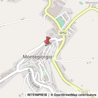 Mappa Via Cestoni, 1, 63833 Montegiorgio, Fermo (Marche)