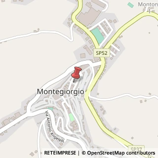 Mappa Via delle Piagge,  8, 63025 Montegiorgio, Fermo (Marche)