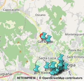 Mappa Via dell'Evangelista, 06131 Perugia PG, Italia (3.0765)