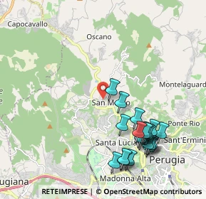 Mappa Via dell'Evangelista, 06131 Perugia PG, Italia (2.332)