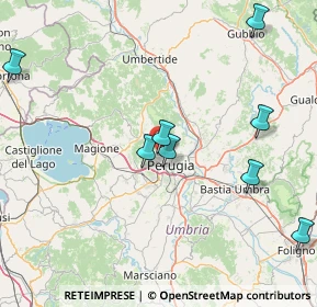 Mappa Via dell'Evangelista, 06131 Perugia PG, Italia (27.28455)