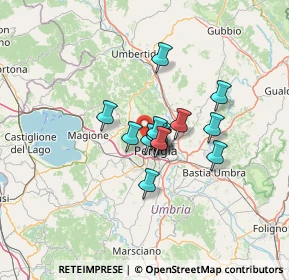 Mappa Via dell'Evangelista, 06131 Perugia PG, Italia (8.23933)